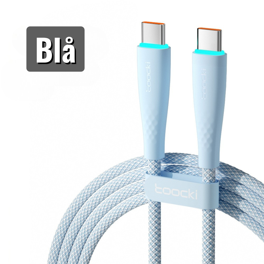 100W USB-C till USB-C Snabbladdningskabel