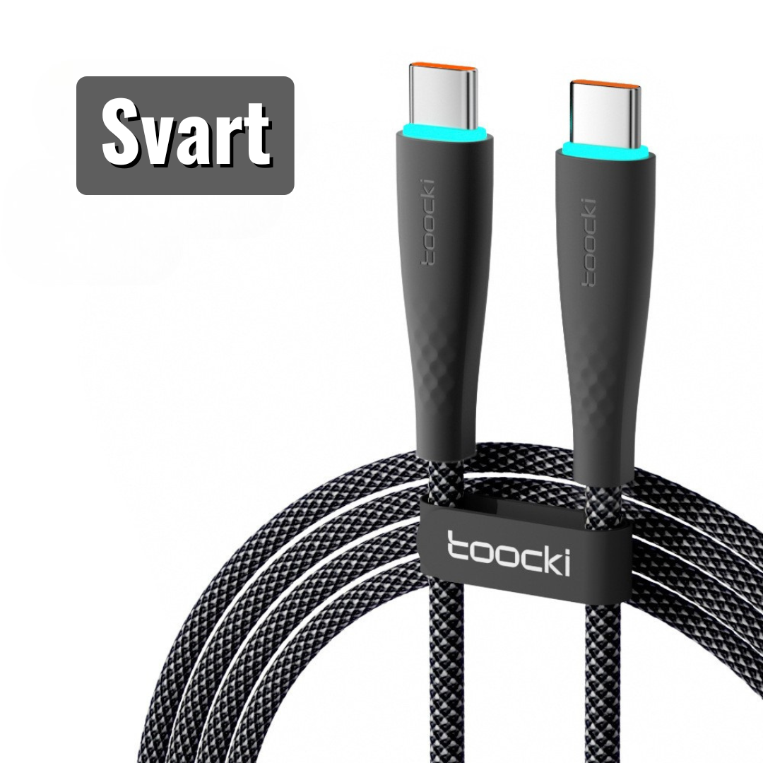 100W USB-C till USB-C Snabbladdningskabel